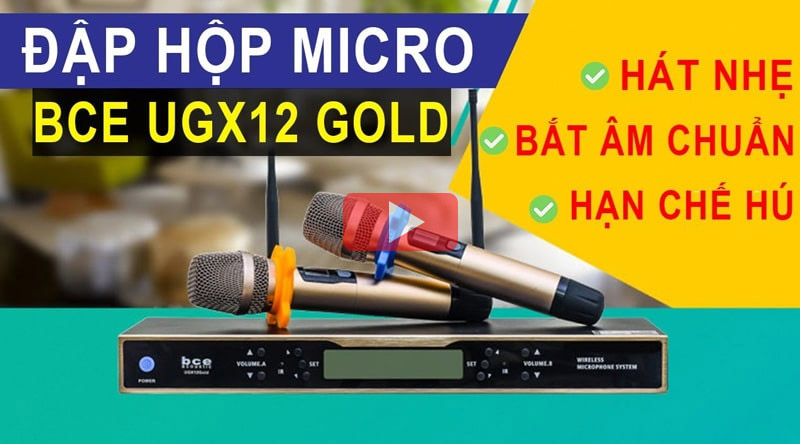 Micro không dây BCE UGX12 Gold