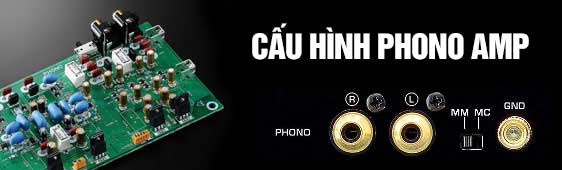 Amply Yamaha A-S1100 (Bạc) Cấu hình phono amp