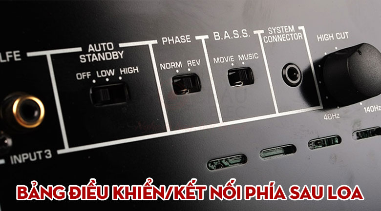 Thiết kế tủ cao cấp ứng tương xứng với thiết bị HiFi cao cấp của Loa Yamaha NS-SW1000 (Piano Black)