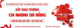 Thông báo sắp khai trương showroom Bảo Châu Audio Đà Nẵng
