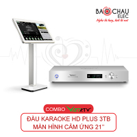 Combo Đầu karaoke VietKTV HD Plus 3TB + Màn hình 21inch