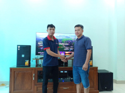 Lắp đặt dàn karaoke gia đình cao cấp đồng bộ JBL cho anh Trung (P.17 -Gò Vấp)