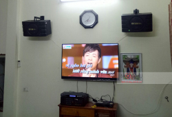 Lắp đặt dàn karaoke gia đình hay, giá tốt cho anh Dương (Gia Lâm - HN)