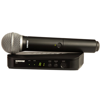 Bộ micro không dây Shure BLX24A/PG58 (1 mic)