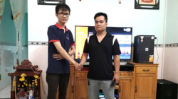 Lắp đặt dàn karaoke cao cấp của gia đình anh Sự ở Biên Hoà
