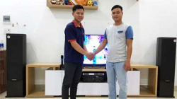 Lắp đặt dàn karaoke gia đình cho chị Phương ở Cẩm Lệ (Đà Nẵng)