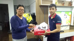 Lắp đặt dàn karaoke cao cấp cho gia đình chị Thuỳ sống tại chung cư Tứ Hiệp