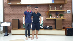 Lắp đặt dàn karaoke cao cấp của gia đình anh Cường tại Đà Nẵng