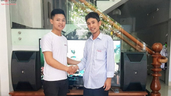 Lắp đặt dàn karaoke cao cấp của gia đình anh Tùng tại Đà Nẵng
