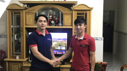 Lắp đặt dàn karaoke gia đình cho anh Tý tại Thuận An (Bình Dương)