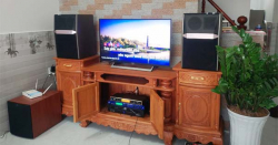 Lắp đặt bộ dàn karaoke gia đình hơn 42 triệu cho anh Hiển tại Cần Giuộc LA