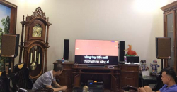 Lắp đặt dàn karaoke gia đình hơn 33 triệu cho anh Nam tại An Lão, Hải Phòng