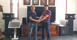 Lắp đặt dàn karaoke gia đình hơn 80 triệu cho bác Gan tại Hải Phòng