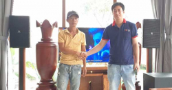 Lắp đặt dàn karaoke JBL gia đình hơn 74 triệu cho Thắng tại Cửa Đại - Hội An