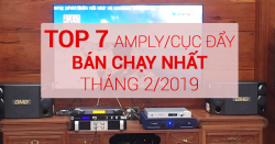 Top 7 amply/cục đẩy karaoke hay, bán chạy nhất tháng 2/2019