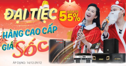 Giáng Sinh Bùng Cháy - Giá Giảm Chạm Đáy lên tới 55% âm thanh chính hãng