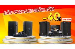 Hot sale: Nhiều bộ dàn karaoke giảm LỚN 40% tại Bảo Châu Elec