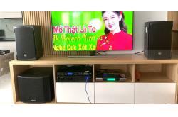 Lắp đặt dàn karaoke gia đình anh Hoàng ở Bình Thạnh 