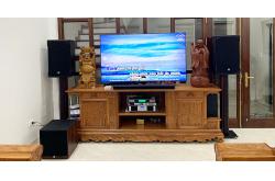 Lắp đặt dàn karaoke gia đình anh Việt tại Hà Nội