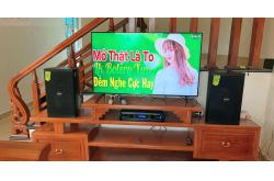 Dàn karaoke gia đình anh Cường tại TP Thanh Hóa