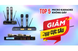 Top 5 micro karaoke không dây khuyến mãi giảm cực sâu, không tậu nhanh là hết