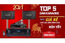 Top 5 dàn karaoke giá rẻ cho gia đình bình dân đón Tết