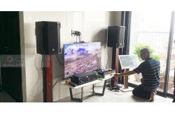 Lắp đặt dàn karaoke gia đình anh Cơ tại TP HCM