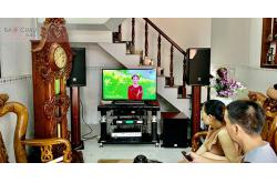 Lắp đặt dàn karaoke gia đình anh Lực tại TP HCM 