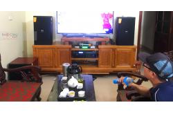 Lắp đặt dàn karaoke gia đình anh Chiến tại Bắc Giang