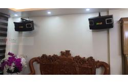 Lắp đặt dàn karaoke gia đình anh Vượng tại Hà Nội