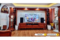 Lắp đặt dàn karaoke cho gia đình anh Trung tại Bắc Ninh