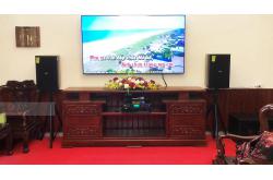 Lắp đặt dàn karaoke cho gia đình anh Tuyến tại Hà Nội