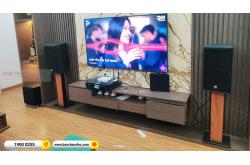 Lắp đặt dàn karaoke cao cấp cho gia đình anh Dương tại Hà Nội