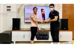 Lắp đặt dàn karaoke trị giá gần 90 triệu cho anh Bình tại TPHCM