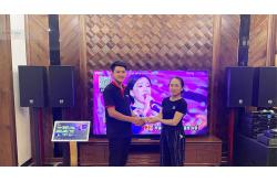Lắp đặt dàn karaoke trị giá khoảng 360 triệu cho chị Hoa tại Thái Bình