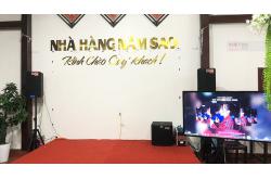 Lắp đặt hệ thống âm thanh nhà hàng Năm Sao của anh Hoàng tại Hà Nội