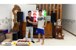 Lắp đặt dàn karaoke trị giá gần 110 triệu cho anh Vị ở Đồng Nai