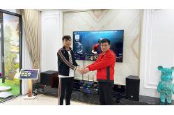 Lắp đặt dàn karaoke trị giá hơn 100 triệu cho anh Trường tại Hà Nam