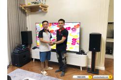 Lắp đặt dàn karaoke trị giá hơn 130tr cho anh Tuân tại Hà Nội