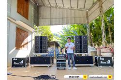 Lắp đặt dàn Line Array Actpro 180tr cho anh Thanh ở Sơn La