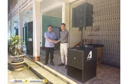 Lắp đặt dàn Line Array Actpro sự kiện hơn 112tr cho Trường THPT Lạc Sơn tại Hòa Bình