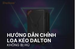 Hướng dẫn chỉnh loa kéo Dalton không bị hú hiệu quả