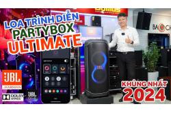 Test loa JBL Partybox Ultimate 1100W, bluetooth 5.3, chống nước IPX4