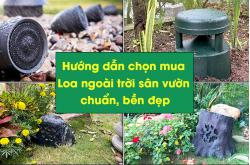 Hướng dẫn chọn mua loa ngoài trời sân vườn chuẩn, bền đẹp