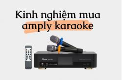 Kinh nghiệm mua amply karaoke gia đình chuẩn nhất