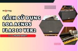 Cách Sử Dụng Loa Acnos FLAC 36 Ver2 Chuẩn Nhất!