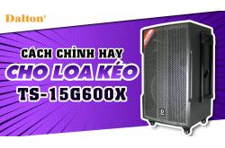 Cách chỉnh loa kéo Dalton TS 15g600x hát hay