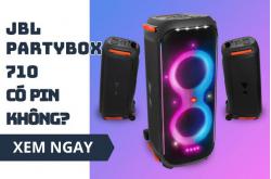 Giải đáp chi tiết: JBL PartyBox 710 có pin không?
