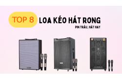 Top 8 Loa kéo Hát Rong Pin Trâu, Bền Bỉ, Hát Hay Nhất 2025
