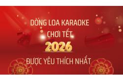 Dòng loa karaoke chơi Tết 2026 được yêu thích nhất hiện nay